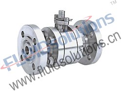  Forged-Steel-3PCS-Flanged-Ball-Valves